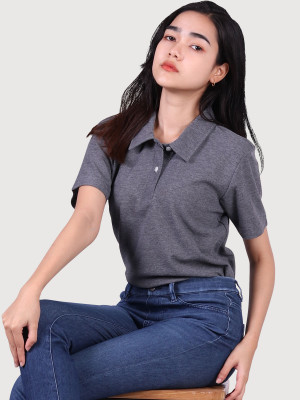 Eco polo, dark grey