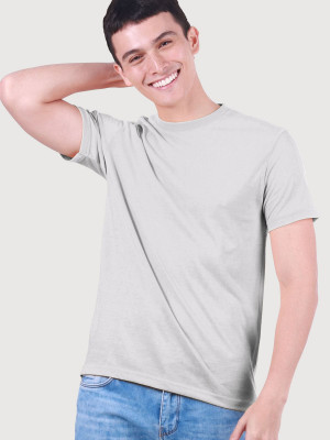 เสื้อยืดคอกลม — สีเทาอ่อน