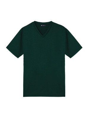 เสื้อยืดกีฬาคอวี — สีเขียว