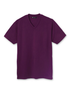 เสื้อยืดคอวี — สีม่วง