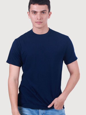 เสื้อยืดคอกลม — สีกรมท่า